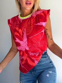 Remera• BIRD neon•