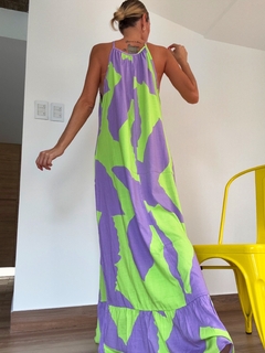 Maxi vestido• COZUMEL lima• na internet