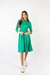 Vestido Pile Midi Lace lycra Verde Benetton - comprar online