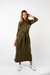 Vestido Pile Long Lace verde militar lycra en internet