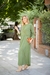 Vestido Folk Verde Militar. Mujer - Cherry Boop