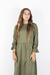 Vestido westeen Twill Verde Militar. Niñas