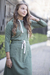 Vestido Comfy Verde Militar con Friza. Niñas en internet