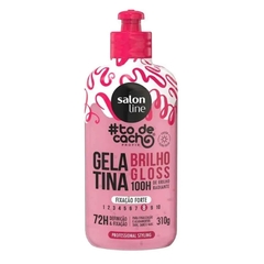 GELATINA BRILHO GLOSS FIXAÇÃO FORTE 310G - SALON LINE