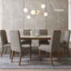 Sala De Jantar 1,35m com 4 Cadeiras P31 - comprar online