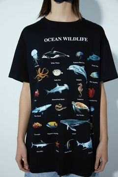 Remera Ocean Negro en internet