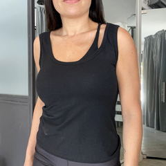 Musculosa Bret Negro