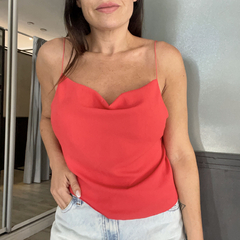 Blusa Lille Rojo Coral