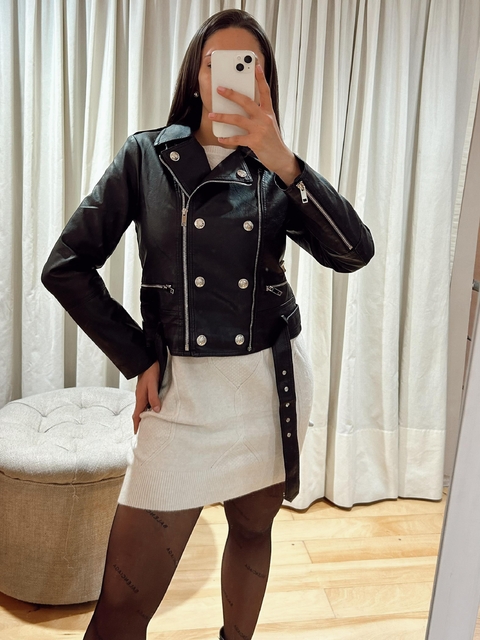 CAMPERA S CUERO C BOTONES 2169X03 24