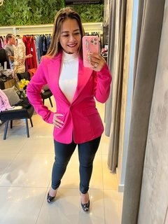Blazer botão pink - comprar online