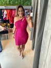 Vestido forrado malha todo paete - comprar online