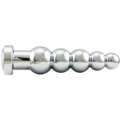 PLUG ANAL AÇO INOX GRADUAL 5 ESFERAS JOIA (106)