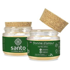 FLAMME DAMOUR VELA AROMÁTICA PARA MASSAGEM 30G SANTO (734 - 735 - 736) na internet