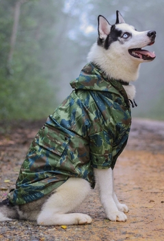 Jaqueta Corta-Vento Impermeável Camuflada na internet