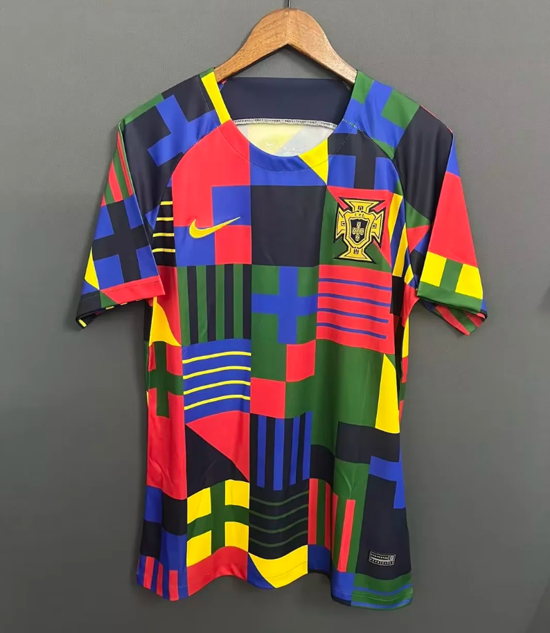 Camisa Pré Jogo Portugal 2022/2023 Torcedor Nike Masculina Copa