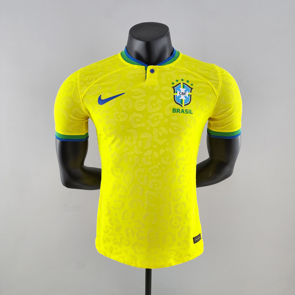 Camisa Brasil I 2022/2023 Jogador Nike Masculina Copa do Mundo