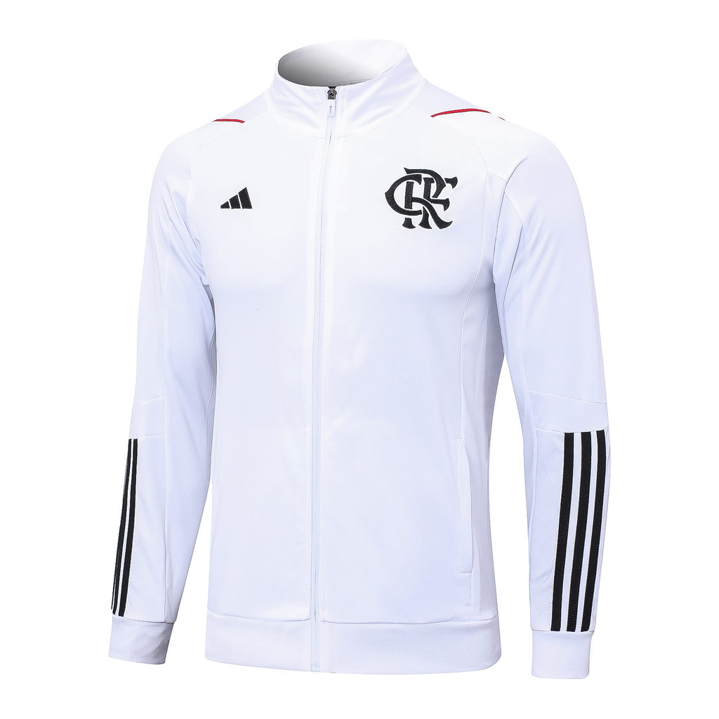 Blusa de Viagem Flamengo 2023/2024 Branca Adidas Masculino