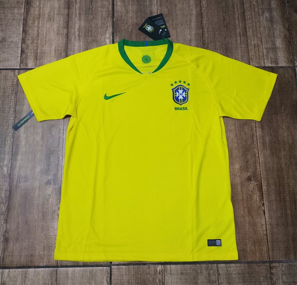 Camisa Brasil 2018 - Pronta Entrega Masculina