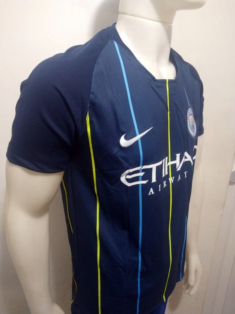 Camisa Manchester City II 2018/2019 Réplica Masculina PRONTA ENTREGA