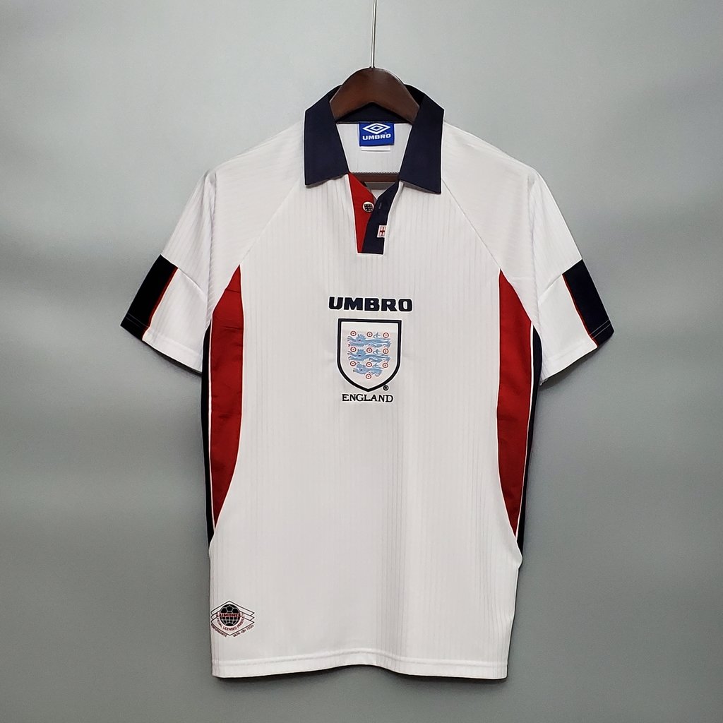 Camisa Inglaterra 1998 Retr Masculina