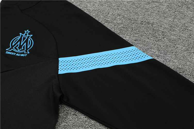 Conjunto de Treino Olympique de Marseille Preto 2022/23