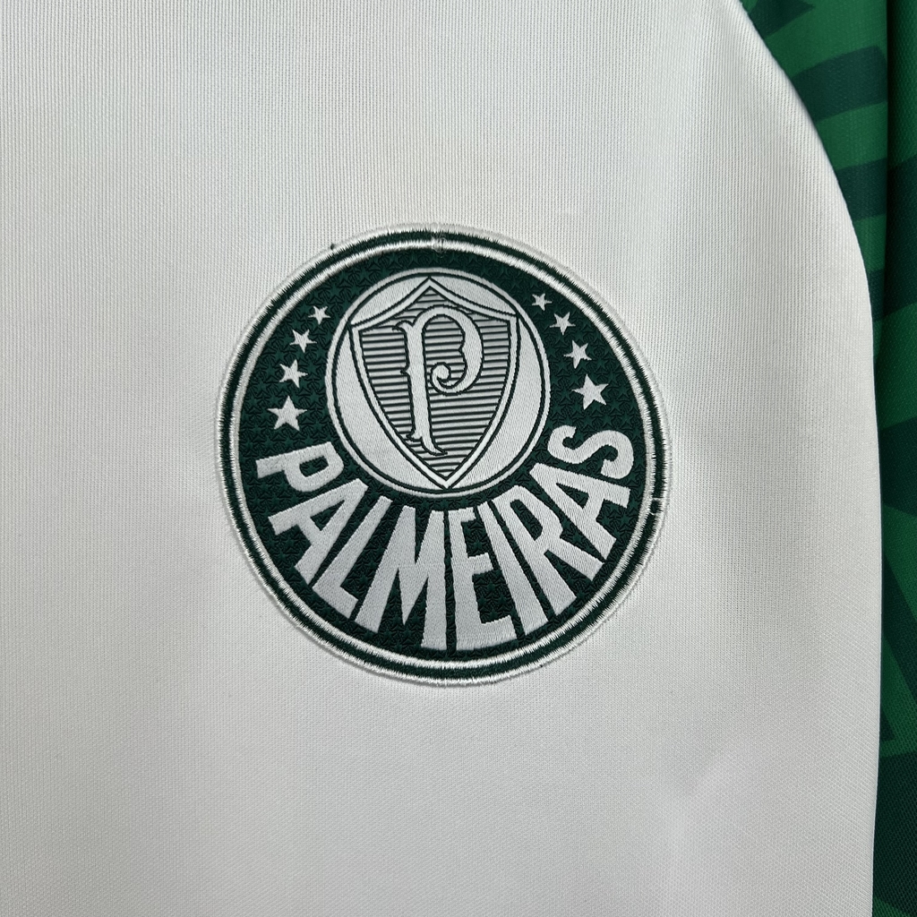 Camisa Pré Jogo Palmeiras 2023/2024 Branca Torcedor Puma Masculina