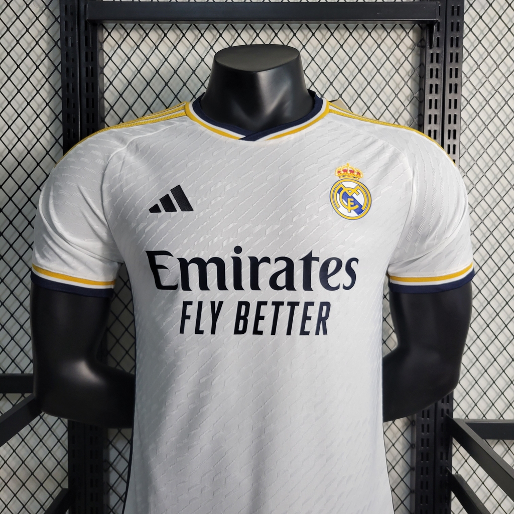 Camisa Real Madrid I 2023/2024 Jogador Adidas Masculina