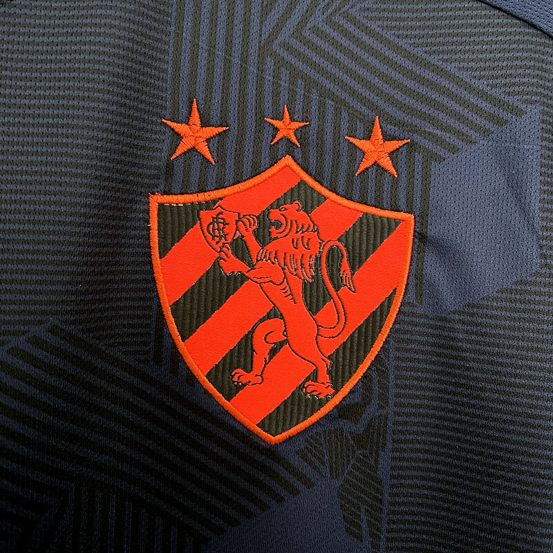 Camisa Sport Recife 2023-2024 Umbro Masculino - Vermelho+Preto