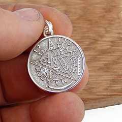 Medalla Tetragramaton / Plata 925 - Van Allen Joyas