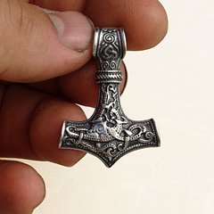 Mjolnir Martillo De Thor Vikingo / Plata 925 - Van Allen Joyas