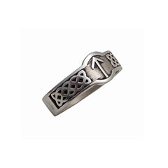 Anillo Vikingo Con Runa Tyr Plata 925