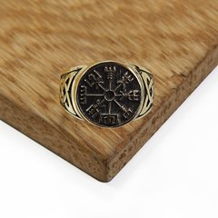 Anillo Vegvisir brujula Vikinga / Bronce en internet