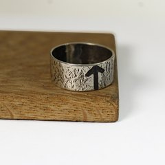 Anillo Ragnar Runa Estampada / Plata 925 - comprar online