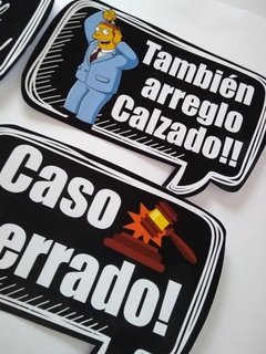 Props/ selfies / carteles con frases Abogados X12 - comprar online