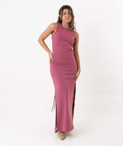 Vestido longuete cheap marsala