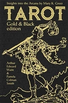 Tarot Gold & Black Edition Libro 78 Cartas
