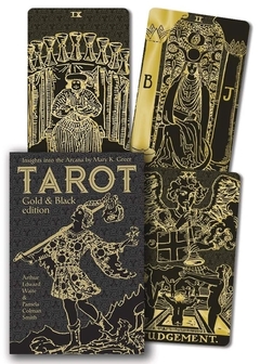 Tarot Gold & Black Edition Libro 78 Cartas - comprar online