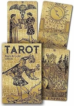 Tarot Black & Gold Edition Libro 78 Cartas - comprar online