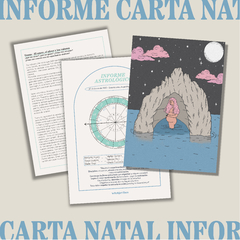 Lectura de Carta Natal por escrito