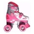 Patin Artistico Bota Plastica Rosa Talle S(26/29) M(30/33) L(34/37)