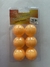 Pelotas ping pong x6 color blanco/naranja - comprar online