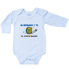 Body Rosario Central con frase Mangas Largas - tienda online