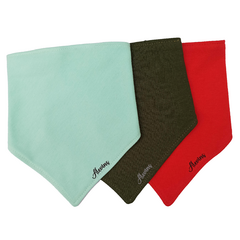 Pack de 3 Baberos Bandanas Algodón