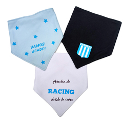 Pack de 3 Bandanas de Algodón Racing Club