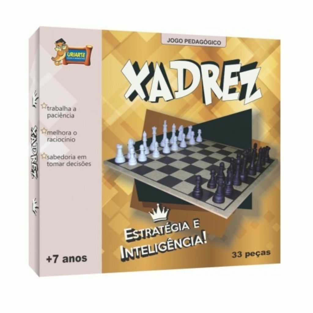 Jogo Xadrez Tabuleiro 32 Pcs