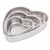 Kit 3 Assadeiras Forma Para Bolo Formato de Coração Torta Doces em Alumínio 3 Tamanhos - comprar online