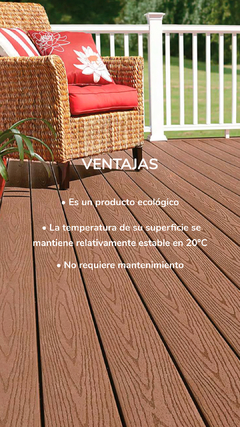 Deck WPC color Chene - Muresco en internet