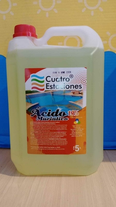 Acido Muriatico 19% x 5L - Cuatro Estaciones