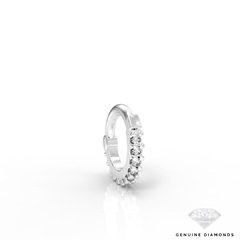 Argola Cravejada Diamond 6mm