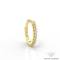 Argola Cravejada Diamond 9,5mm - comprar online